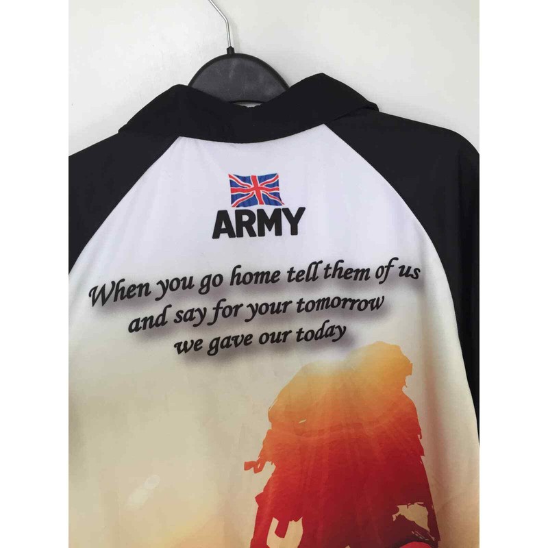 SAMURAI BRITISH ARMY 'LETTERS HOME' POPPY RUGBY SHIRT 2013 gallery