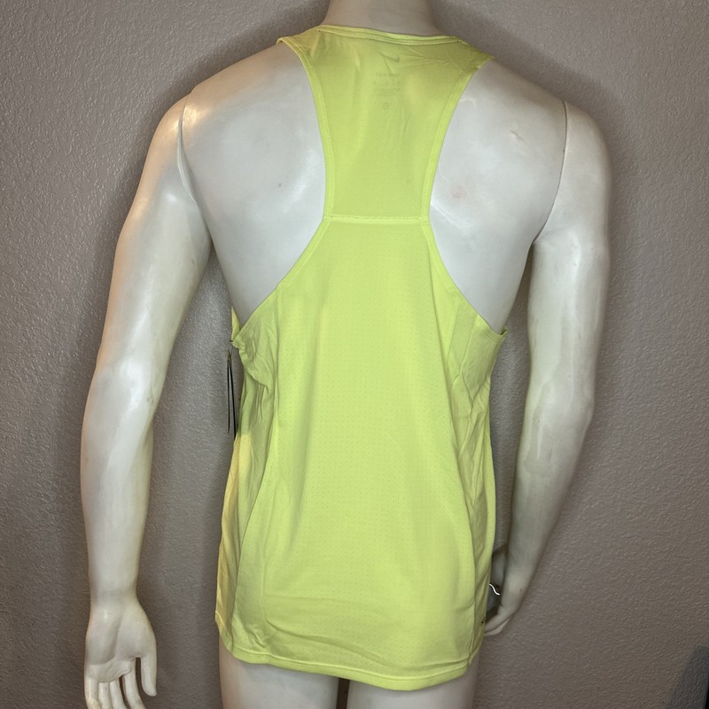 Nike Running Singlet Tank Top Dri-fit Racing Volt FN4229-736 Mens Medium gallery