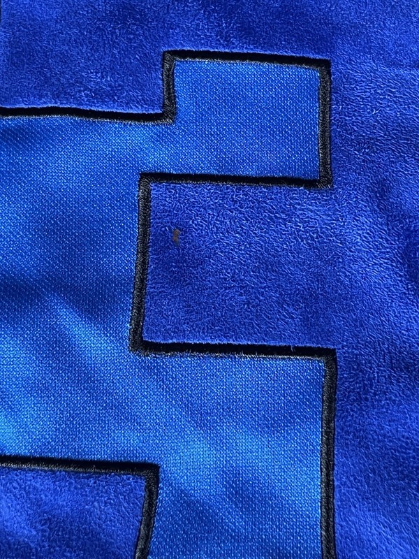 Black Pyramid #23 Stitched Blue Pullover Jersey Size M gallery