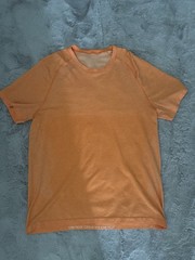 Lululemon Metal Vent Tech Short Sleeve Shirt Men’s XL Orange