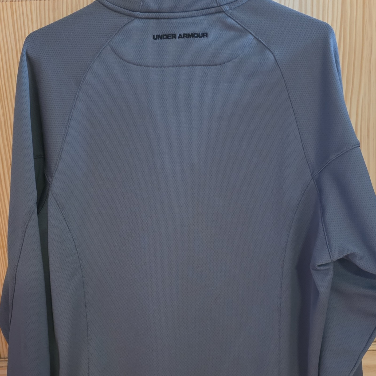 Under Armour Men's Gray 1/4 Zip Pullover Mock Neck Long Sleeve Loose Fit L gallery