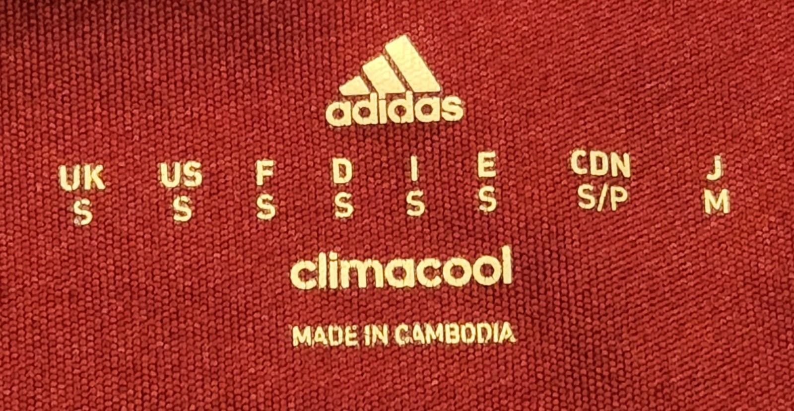 Adidas Climacool Men's Jersey Red, Blue, and Yellow Size Small gallery