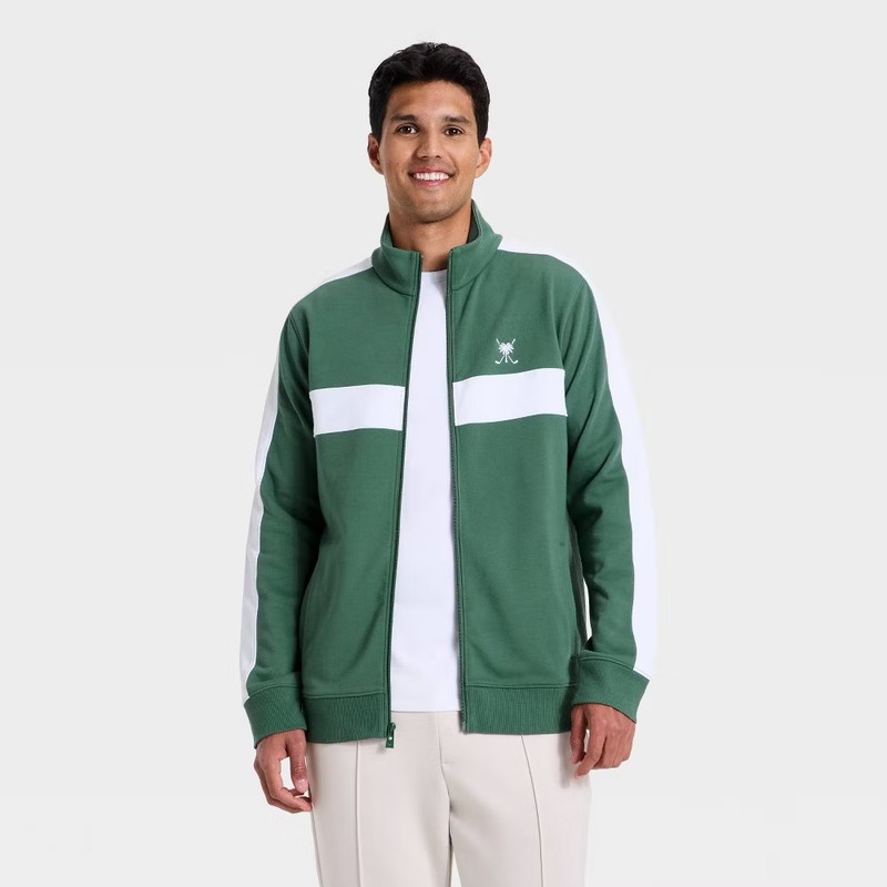 Men Embroidered Track Jacket - All in Motion True gallery