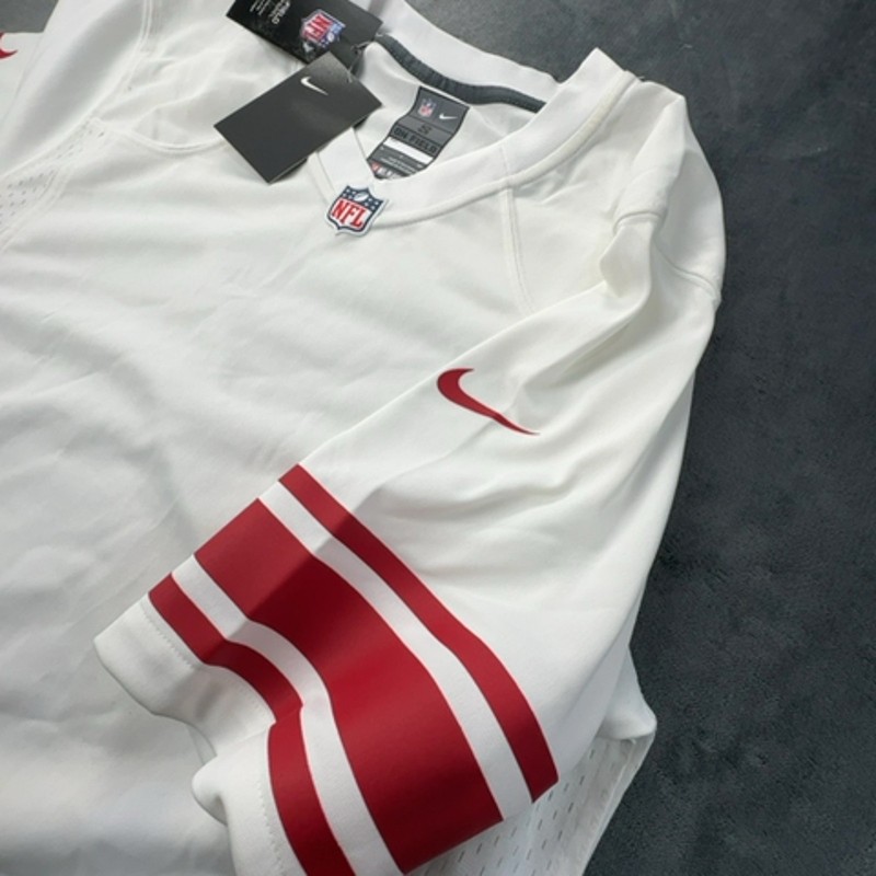 Nike NFL On Field Jersey Men's S White Red Stripes Team Apparel gallery