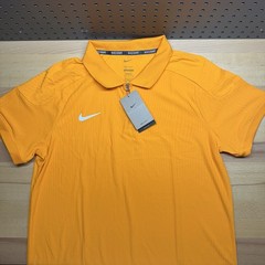 Nike Court Dri-FIT ADV Textured Tennis Polo Orange HQ0792-873 Men’s Large Tall