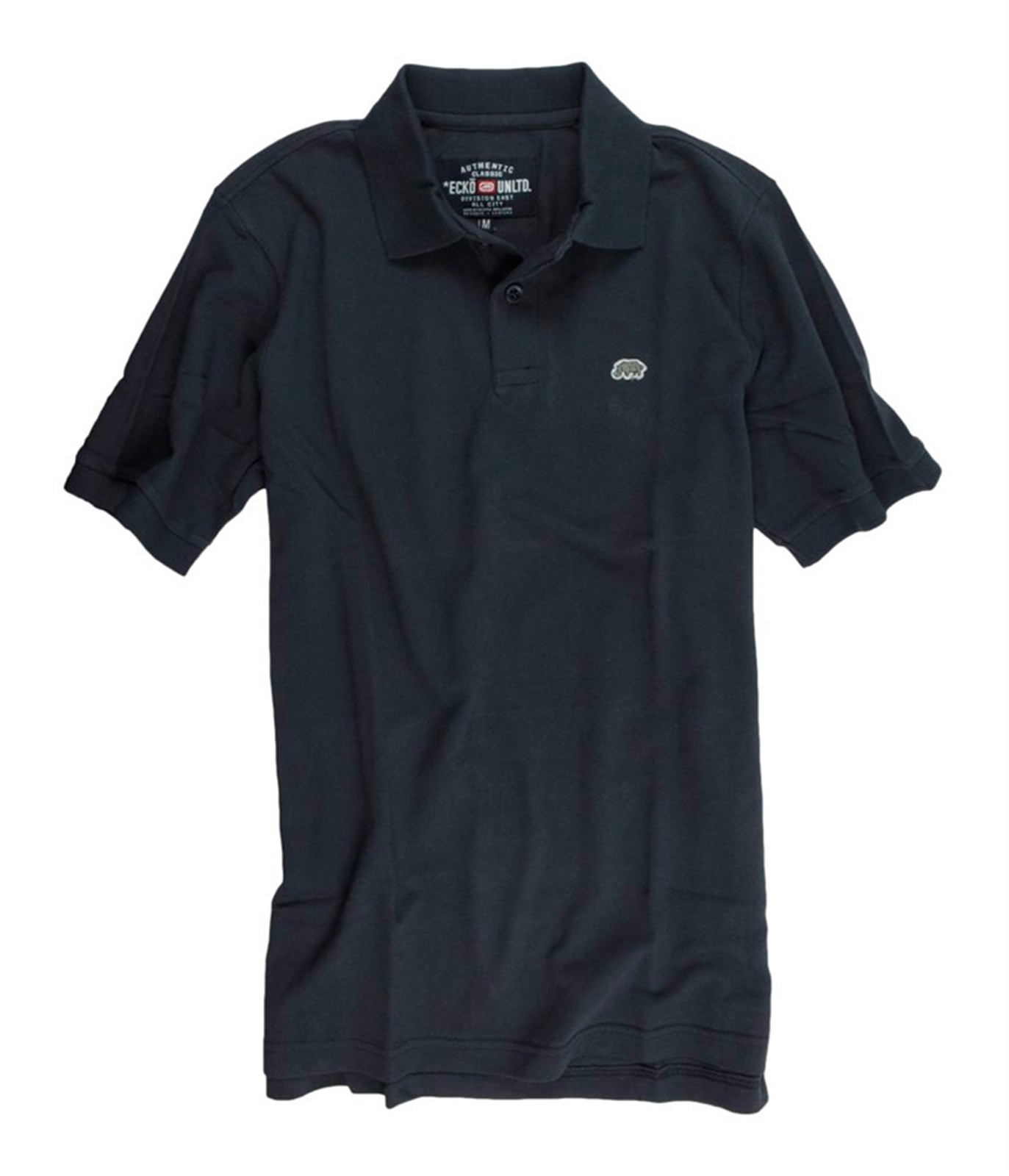 Ecko Unltd. Mens Wallburner Solid Color Polo Shirt, indigoblue, S gallery