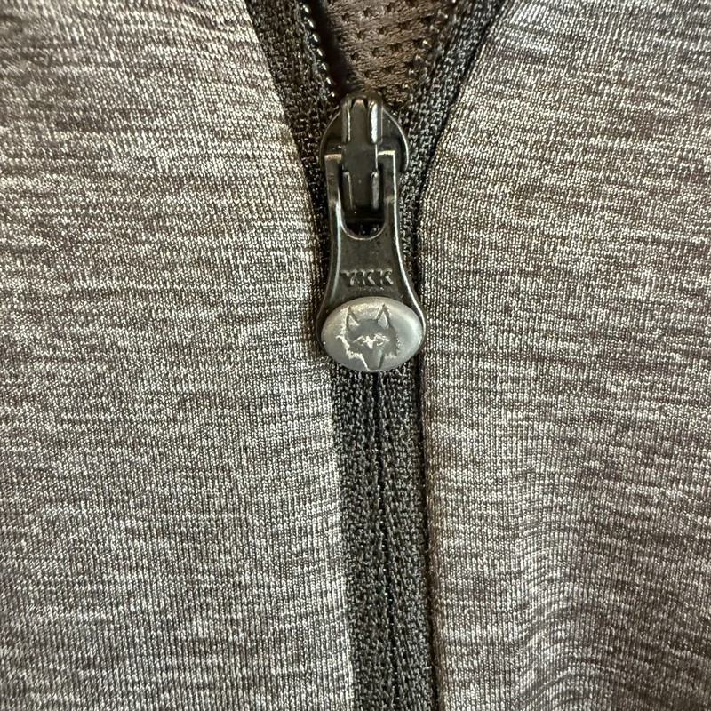 Greyson Guide Sport Men's M Gray Mock Neck Quarter Zip Wicking Cooling Golf Flaw gallery