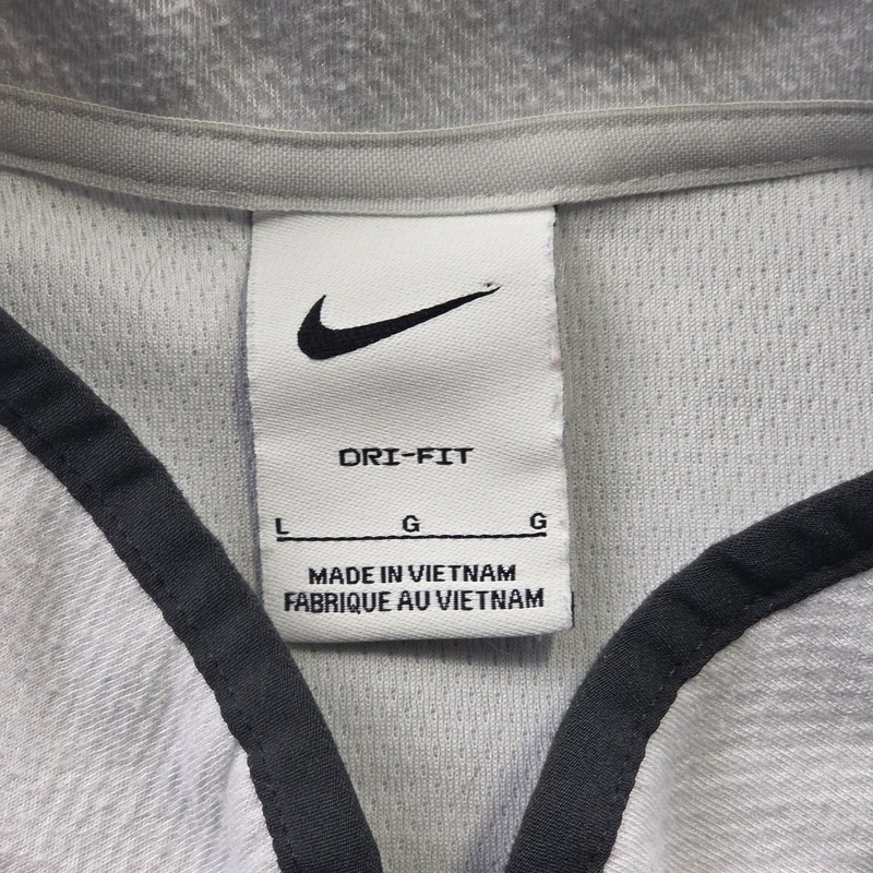 Nike Quarter Zip Pullover Large Gray Mens Regular Fit Polyester Dri-FIT Athletic gallery