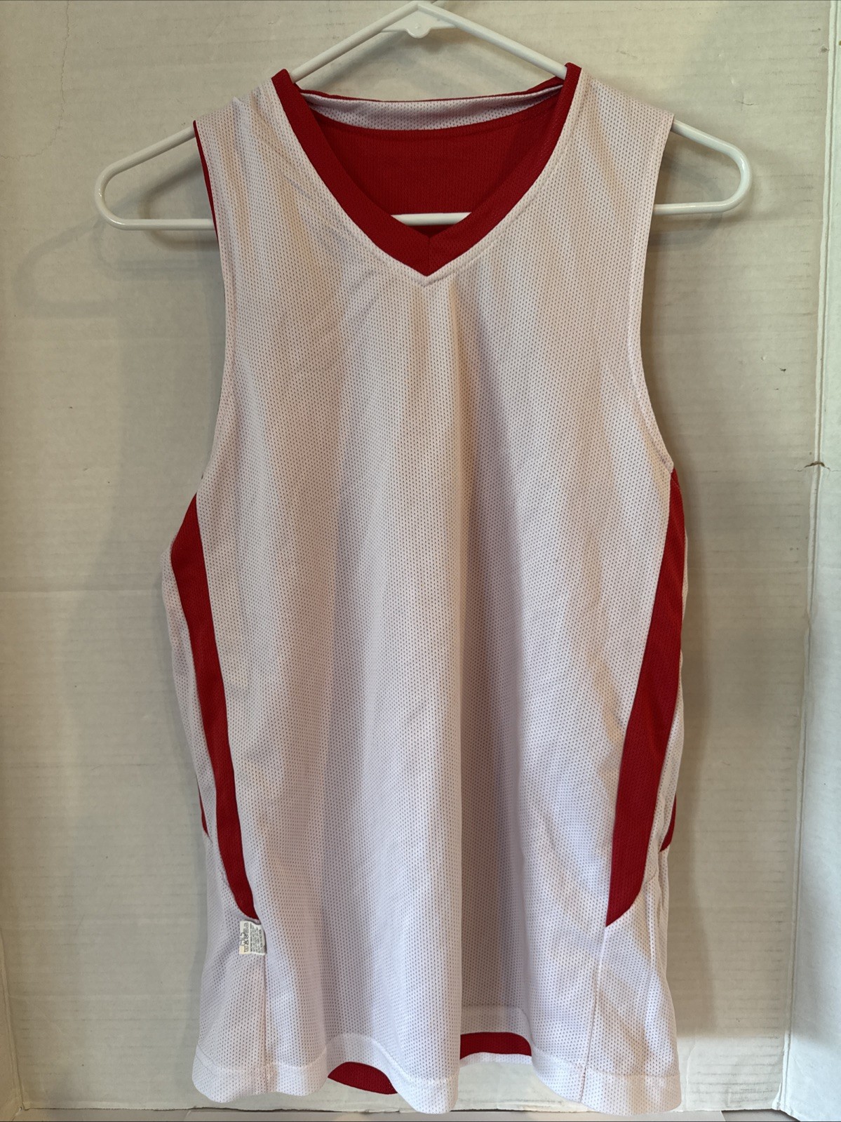 YXL Red/ White Reversible Jersey Tank gallery