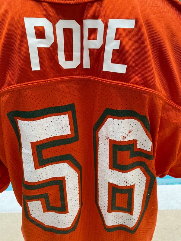Gladiators Reebok Orange Football Pope Mens Jersey #56 Nylon 2XL gallery