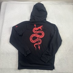 Under Armour Project Rock Same Devils Black Pullover LS Fleece Hoodie Men’s MED