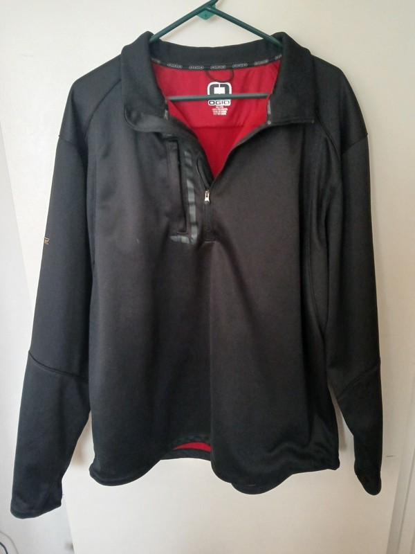 OGIO 1/2 ZIP, PERFORMANCE PULLOVER, CADET COLLAR, 2XL, SLURRY LOGO gallery