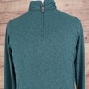 Tailorbyrd Pullover Sweater M Green 1/4 Zip Lightweight Stretch Tagless Casual gallery