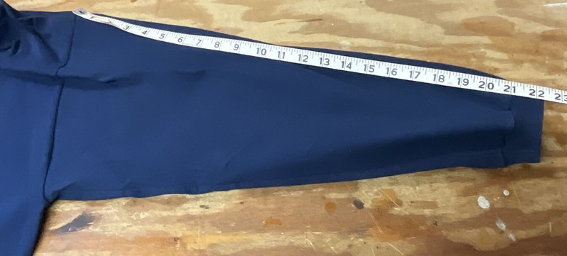 Long Sleeve Shirt Large Blue Cotton Made By Windridge One Pocket Stretch Cuffs gallery
