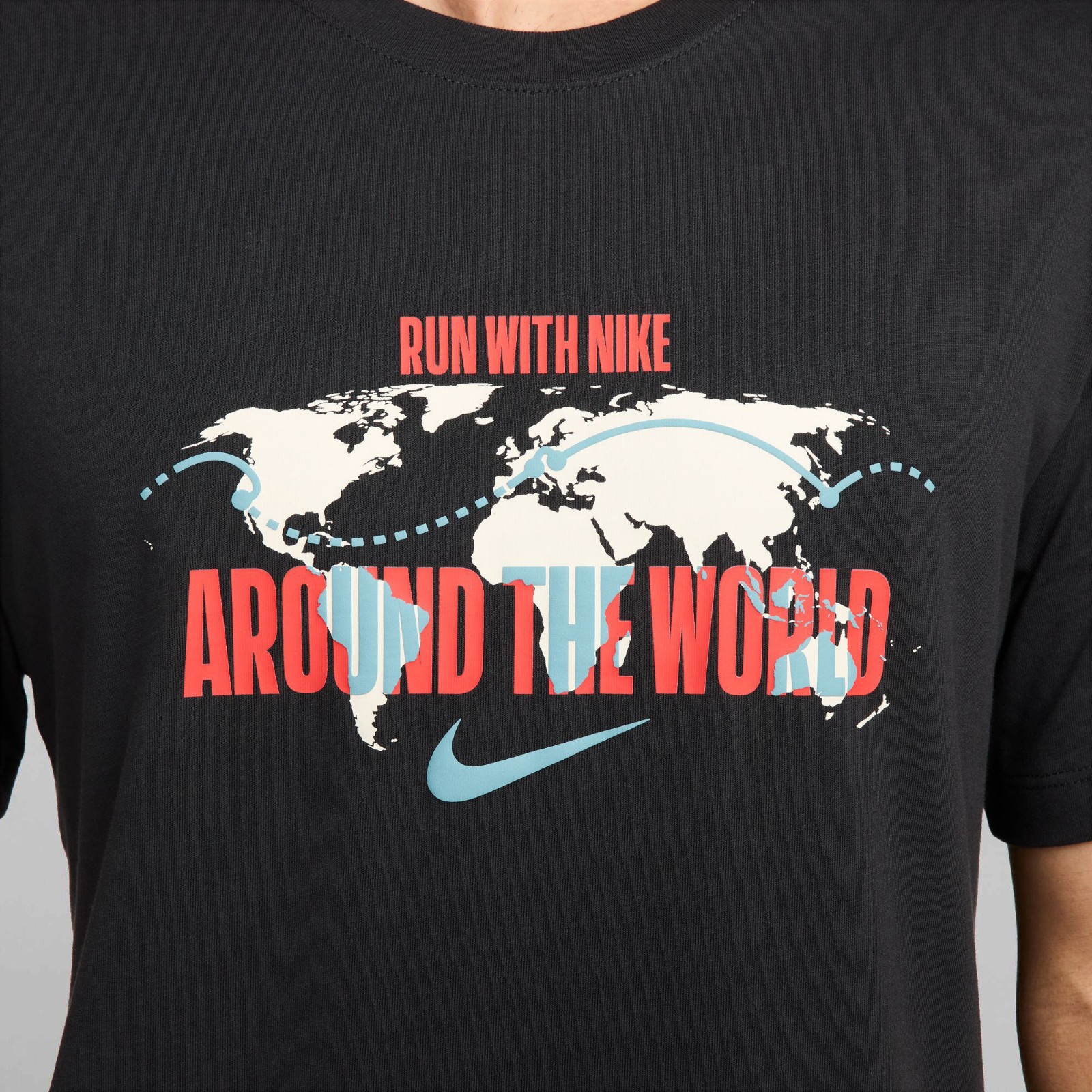 Nike Men's Faded Black Fast Forward Running T-Shirt (IM3861-045) Size L - NWT gallery