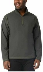32 degrees Heat Men’s Tech 1/4 zip Fleece Pullover Army Green Size XLT