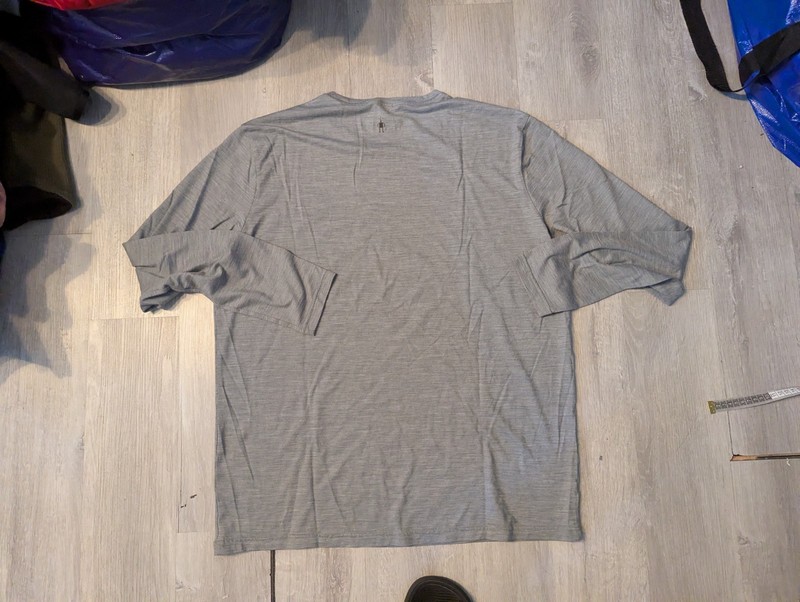 Smartwool Merino Sport 150 Base Layer Long Sleeve Merino Wool Blend Shirt Men XL gallery