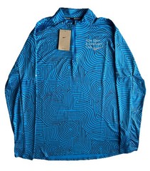Nike Dri-FIT Element 1/4 Zip Running Top Mens Size Large Blue FB9036 Sport Club