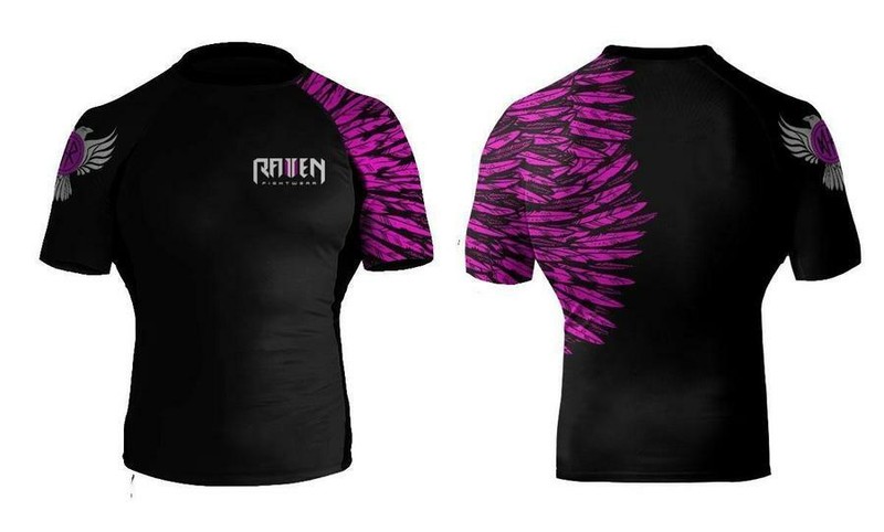 Raven Fightwear Aerial Assault BJJ Men's Short Sleeve Rashguard Various Colours gallery