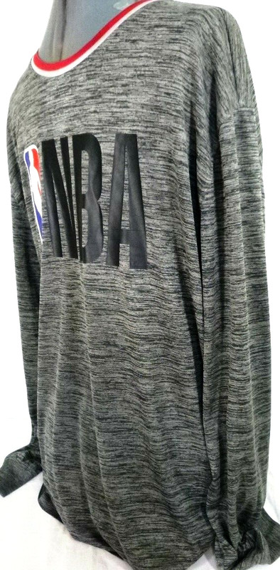 NBA Basketball-Mens Long Sleeve Performance Athletic Shirt-Extra Large XL gallery