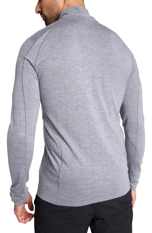 VRST x Smartwool Men's Long Sleeve 1/4 Zip (Light Grey Heather) $118 gallery