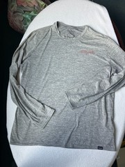 Patagonia Capilene Cool Daily Men’s UPF 50+ Long Sleeve Gray L