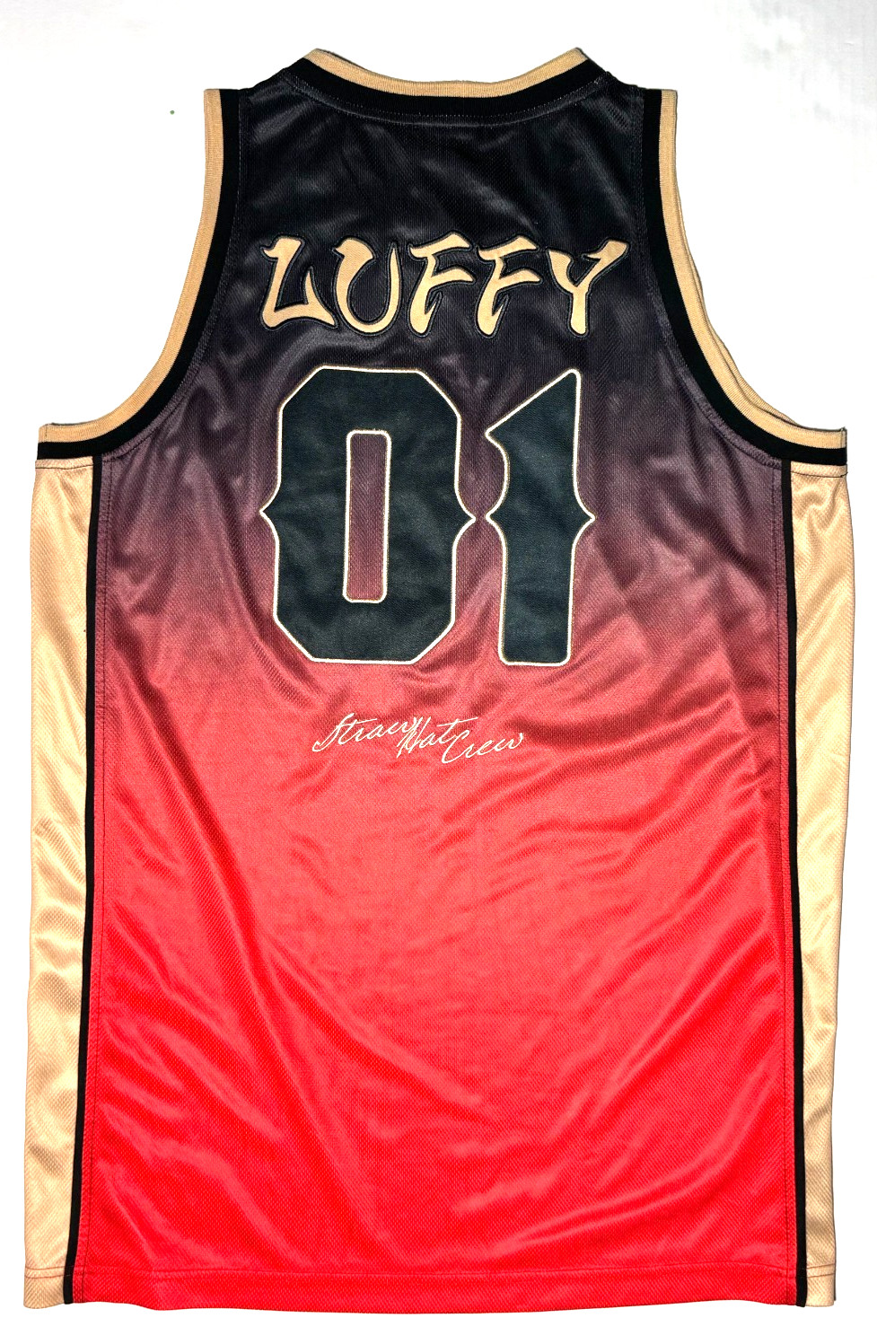 One Piece Straw Hat Crew Monkey D. Luffy Basketball Jersey Size Medium BoxLunch gallery