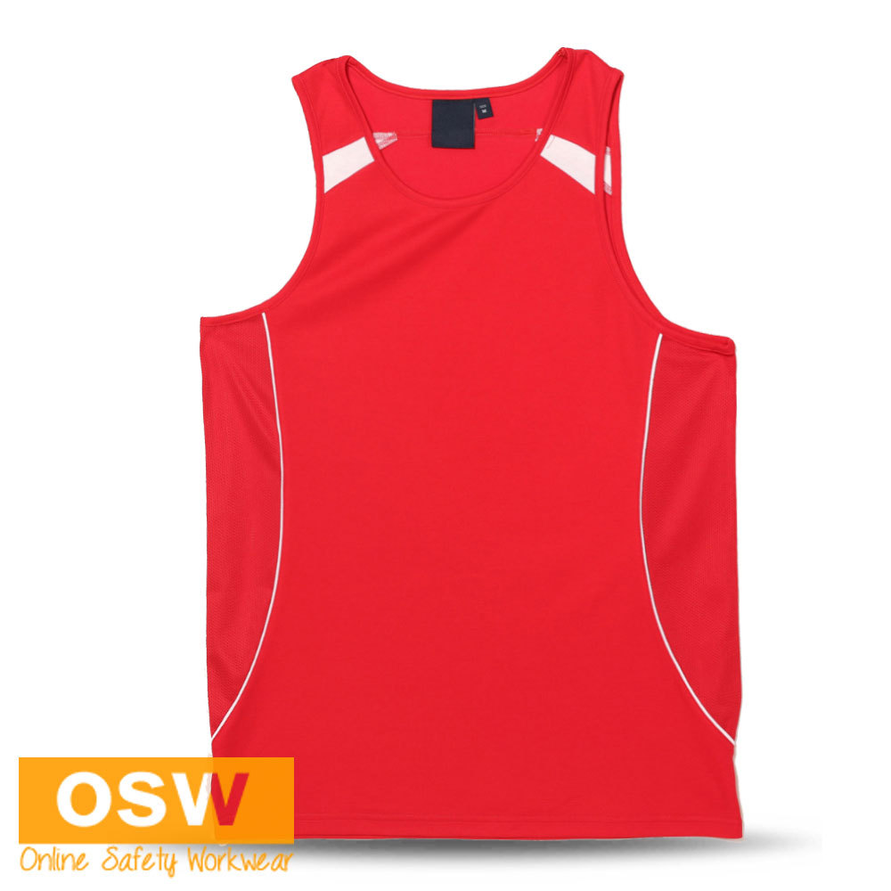 10 X MENS/LADIES SPORTS TOUCH OZ TAG BREATHABLE CLUB TEAM GYM JERSEY SINGLETS gallery