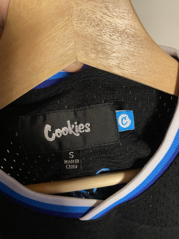 Cookies Put in Work Football Jersey Black Small #83 Embroidered gallery