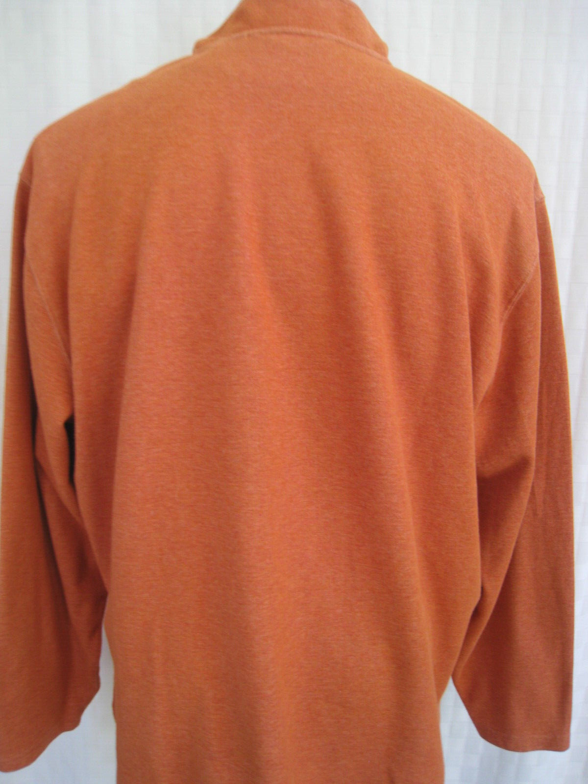 ORVIS COTTON BLEND SALMON PINK HALF ZIP LONG SLEEVE TOP MEN'S XXL NICE gallery