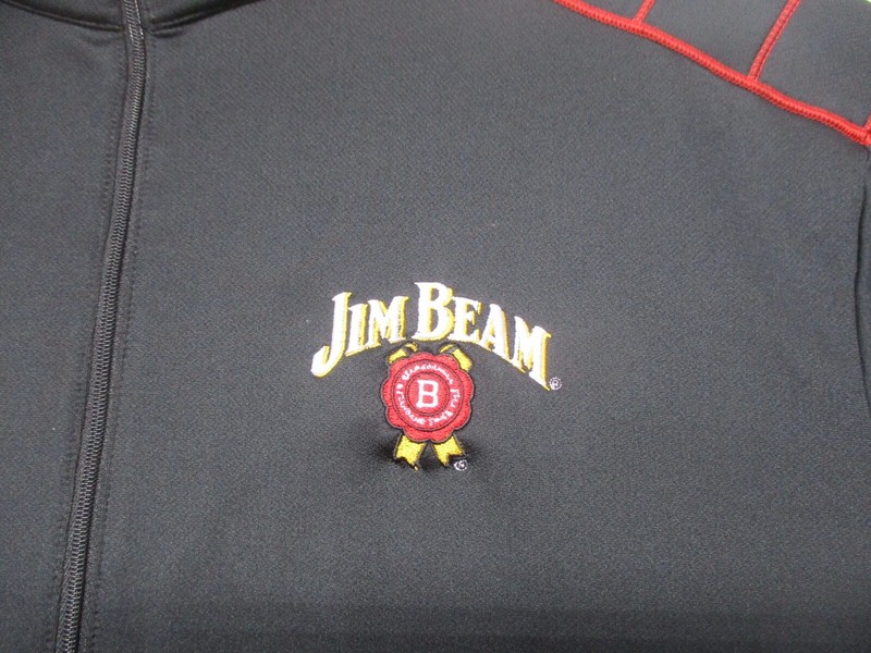 Jim Beam Nike Golf Pullover Black Red Mens Size Large gallery