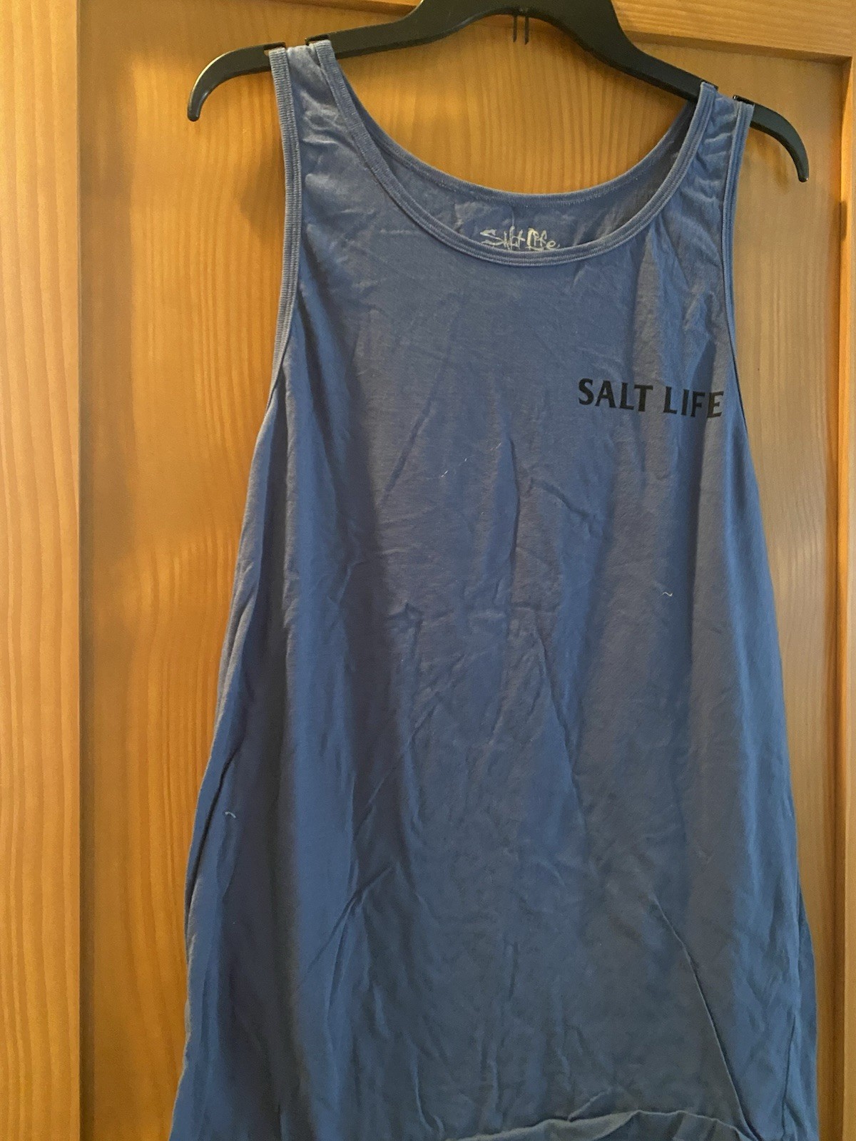 Salt Life Men’s Steel Blue Dive And Spear Design Tank Top NWT Size L gallery