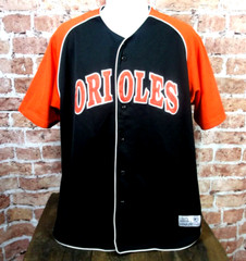 Vintage 1990’s BALTIMORE ORIOLES True Fan Adult BASEBALL JERSEY Size Men’s XL