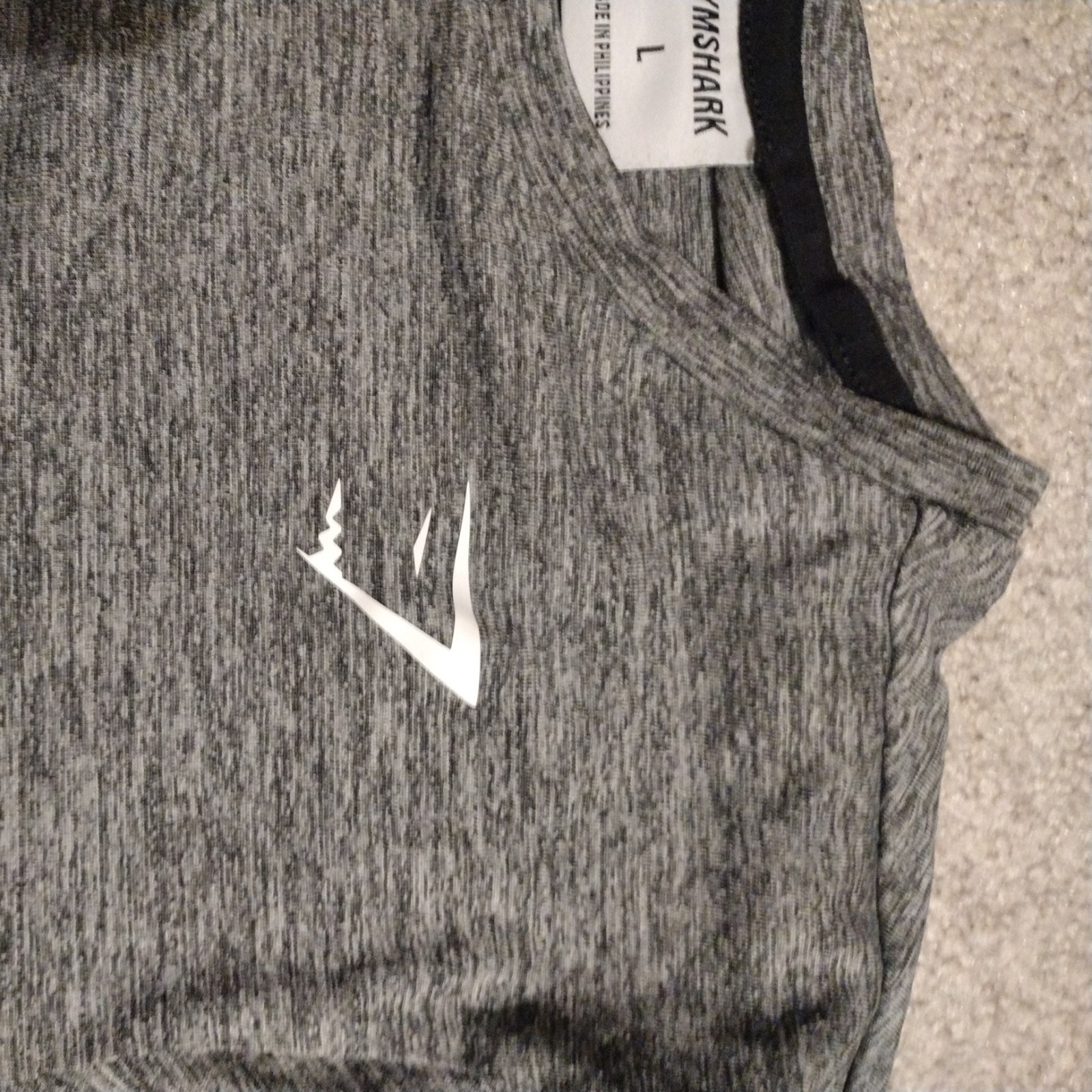 Gymshark Mens Large Gray A2A11 Activewear T-Shirt gallery