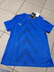 Puma Unisex Adult Size L Team Glory Athletic Blue Jersey 70501702 NEW WITH TAGS