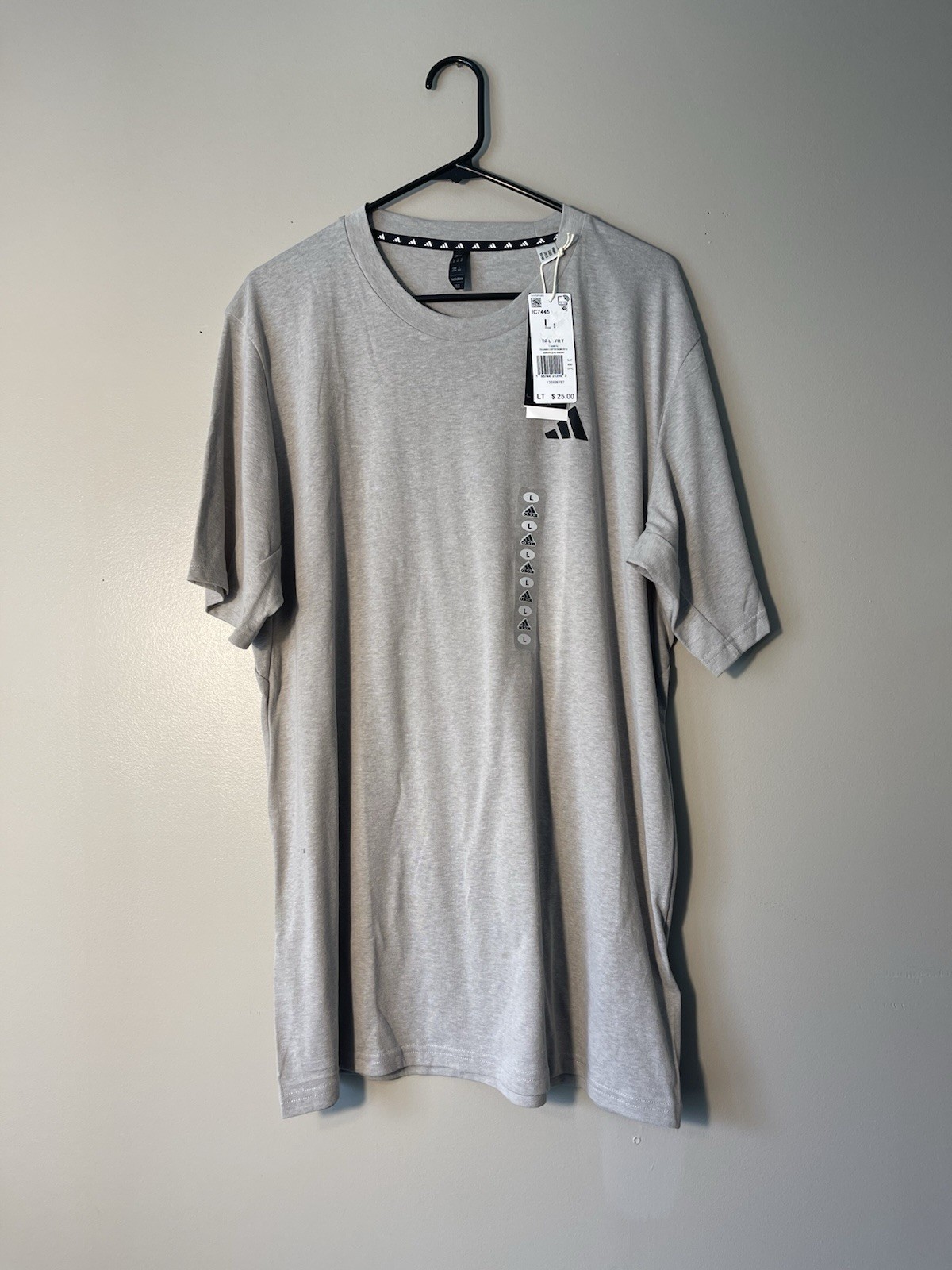 Adidas Men’s Training Essentials Fellready T-shirt Size Large-Tall Gray New gallery