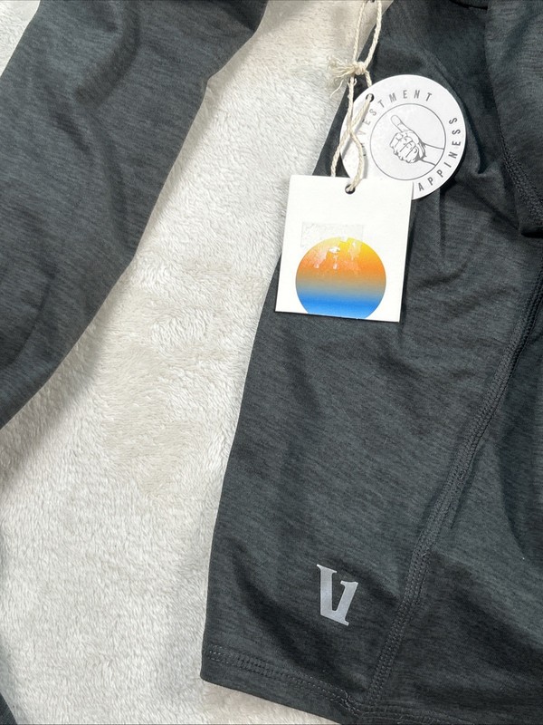 Vuori Ease Performance Half Zip Pullover Shirt Charcoal Heather Men Sz XL gallery