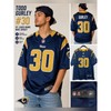 Nike NFL St. Louis Rams Todd Gurley #30 Jersey Blue Gold Size 48 Large gallery