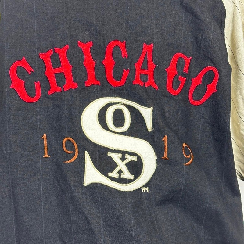 Black Cooperstown Collection Mirage Chicago White Sox MLB Jersey Size Large gallery