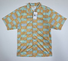 Nike Sportswear mesh Men’s Size XS Cruise Vacation Button Up Shirt DV0041-739