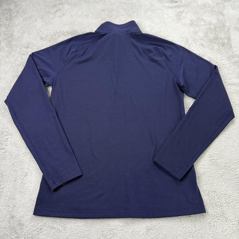KJUS Pullover Mens Medium Blue Trace 1/2 Zip Golf Performance Top Plover eee gallery