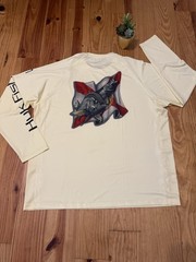 Huk Fishing Shirt Men’s 2XL Pursuit Gettin’ Fat LS Shirt Redfish Flag NWOT