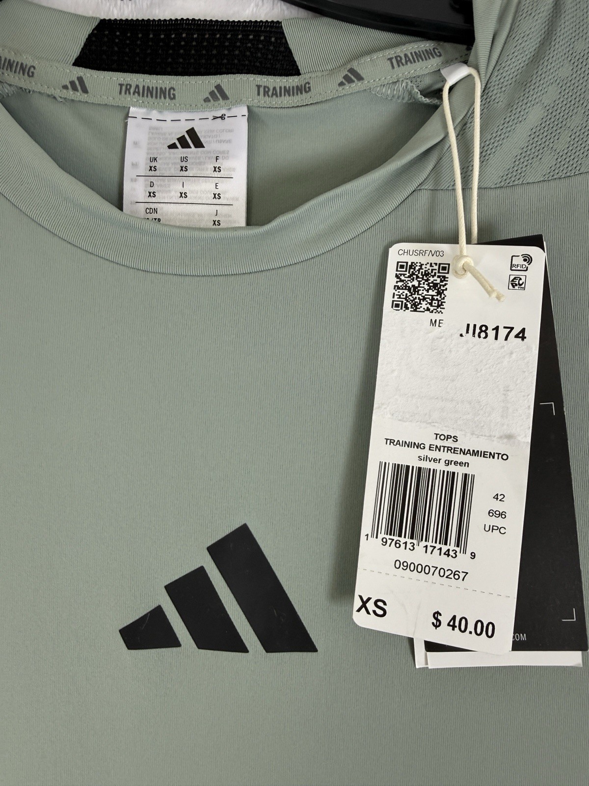 Adidas Men Training Intensity Tank Top XS Green Climacool Workout Shirt NEW gallery