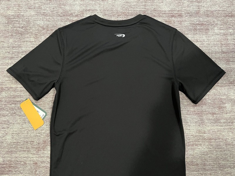 MTA Sport Mens Size S Basic Athletic TShirt Short Sleeve Fast Dri Black Mesh Tee gallery