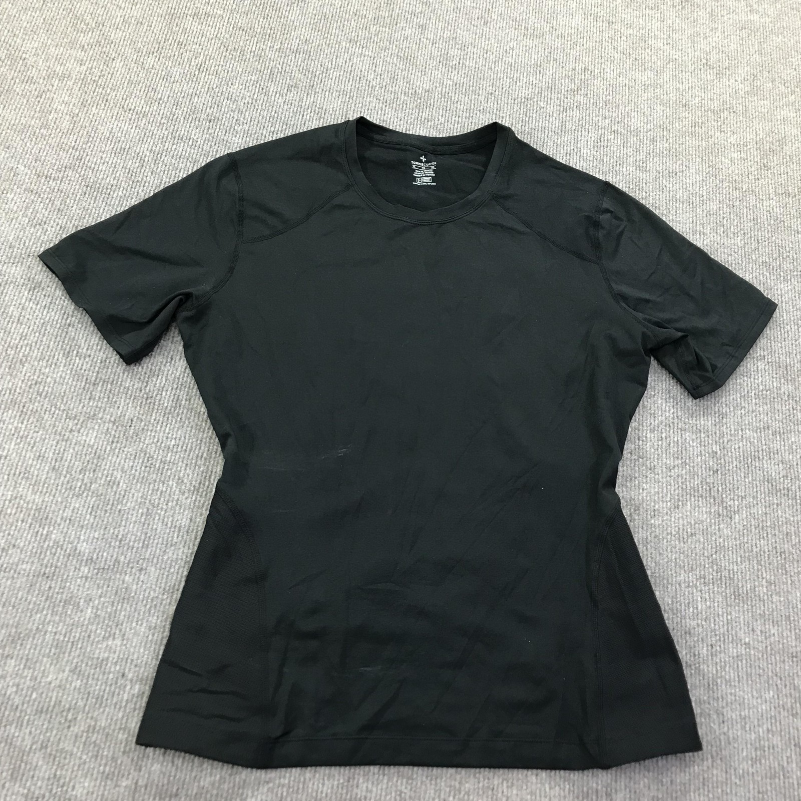 Tommie Copper Shirt Mens XL Black Compression Lower Back Support Znergy Top gallery