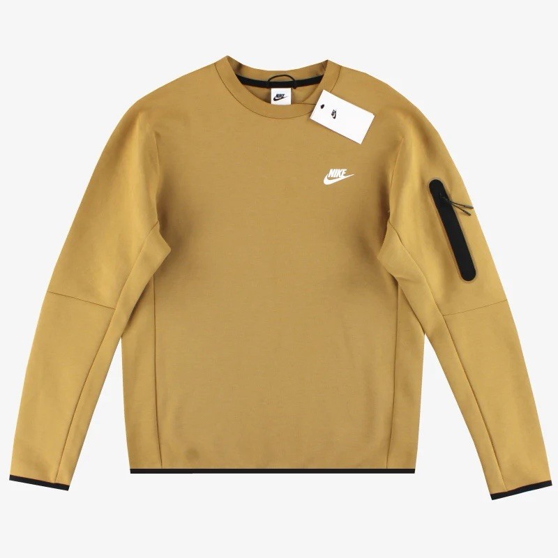 NIKE SPORTSWEAR TECH FLEECE CREW PULLOVER JUMPER SWEATSHIRT TOP CU4505-722 MEN S gallery
