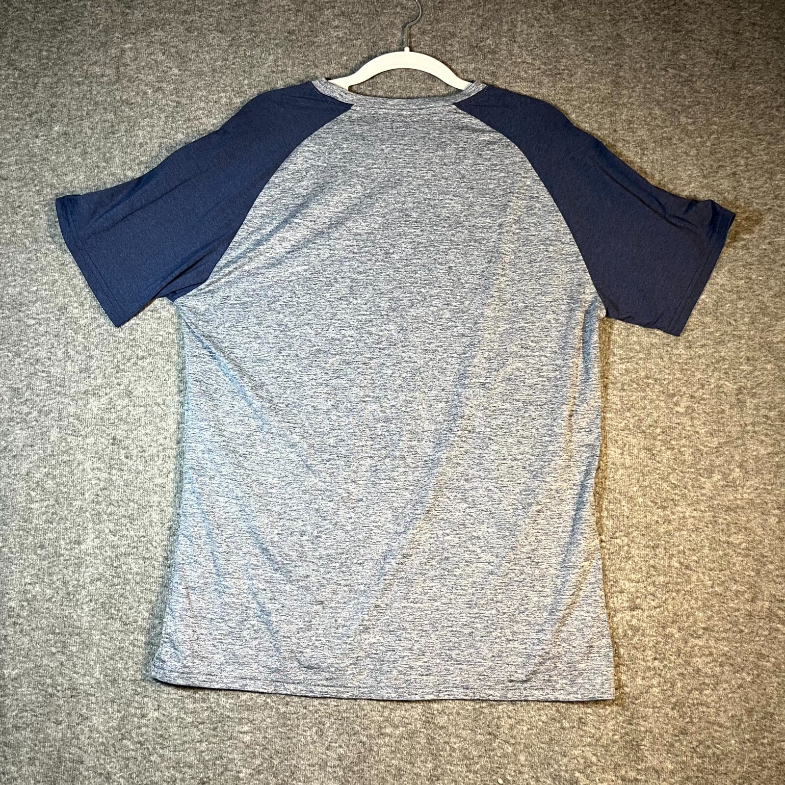 0.1 Algo Shirt Mens M Blue Performance UV SPF 40 Anti Odor Gym Quick Dry gallery