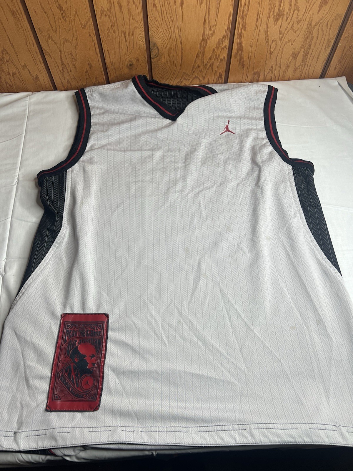 Vintage Reversible Michael Jordan Jumpman Jersey Black Gray Size Large gallery