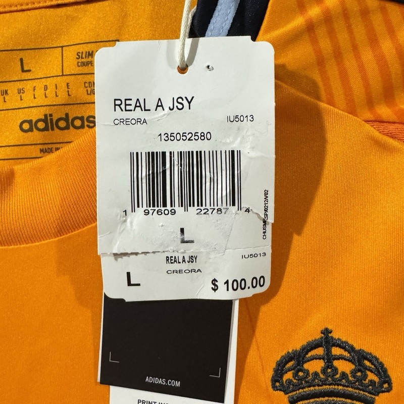 Adidas Real Madrid 24/25 Away Slim Fit Jersey Fan [IU5013] Men's Size Large NWT gallery
