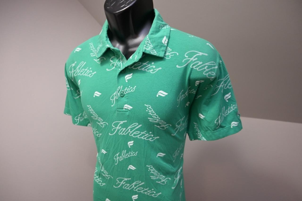 Fabletics Golf Polo Shirt Cotton Modal Stretch Short Sleeve Mens Size Large gallery